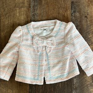 Janie and Jack Pastel Striped Kids Blazer size 3